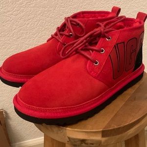 Ugg men red boots